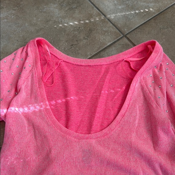 Victoria's Secret Low Back Pink Sparkle Tunic - Picture 5 of 5